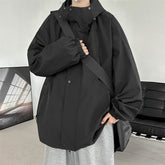 Threebooy Harajuku Korean Popular Clothes for Men Outerwear Original Clothing Men Spring Jackets Man Hoodie Men's Coats Models 2024 Style